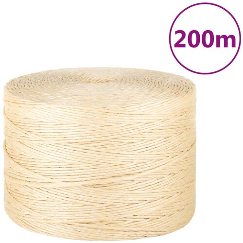 VidaXL Uže od 100 % sisala 3 mm 200 m Slike