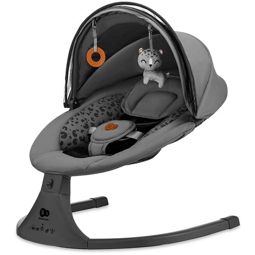 Kinderkraft njihaljka lumi™ 2 s lukom za igračke i strehicom dark grey Cijene