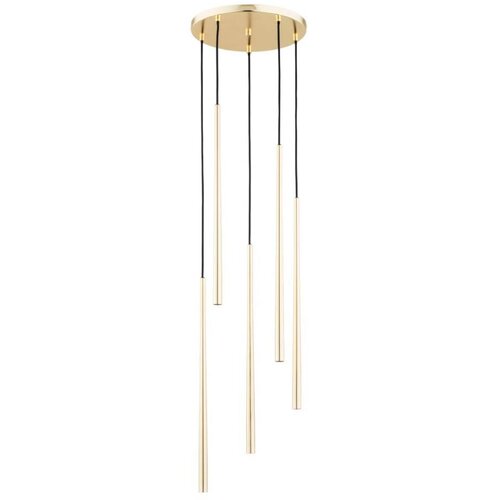  Luster na sajli CARMEN 5xG9/40W/230V prečnika 30 cm zlatni Cene