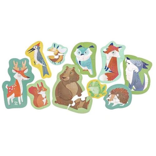 Hape Kartonske Puzzle Divlje Životinje Cene