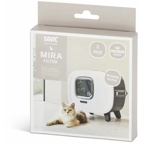 Savic WC za mačke Mira - Zamjenski filtar (2 komada)
