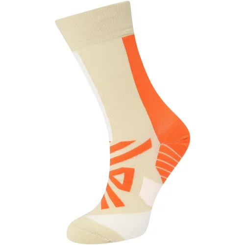 On Sportske čarape boja pijeska / nude / narančasta / bijela