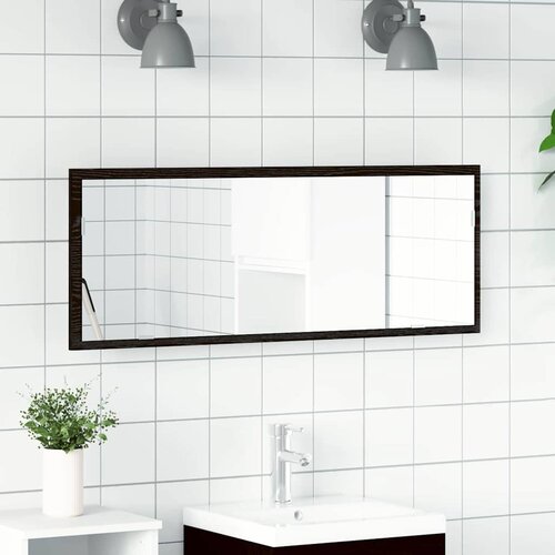  LED kupaonsko ogledalo Zidne Crni hrast 100 x 8,5 x 37 cm Stakl Cijene