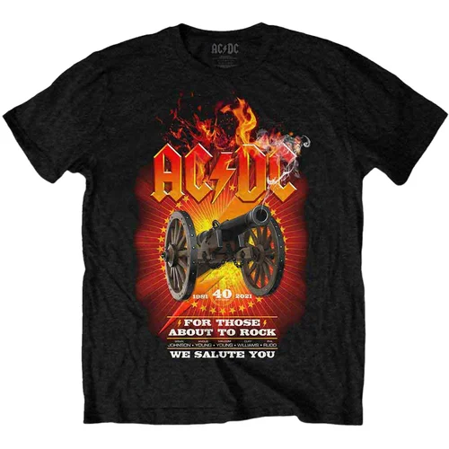 ACDC Košulja FTATR 40th Flaming Black L