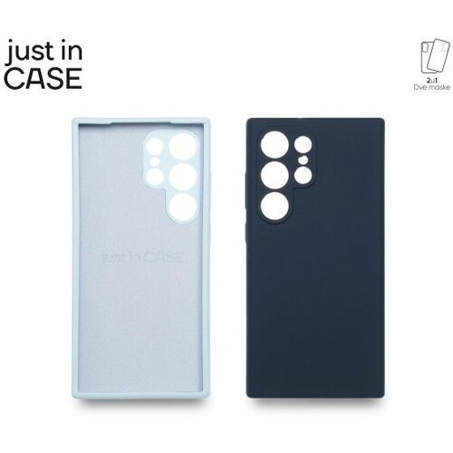 Just In Case 2u1 extra case mix plus paket maski za telefon samsung S24 ultra plavi Slike