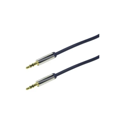 Logilink CA10050 utičnica audio priključni kabel 0.50 m crna (mat)