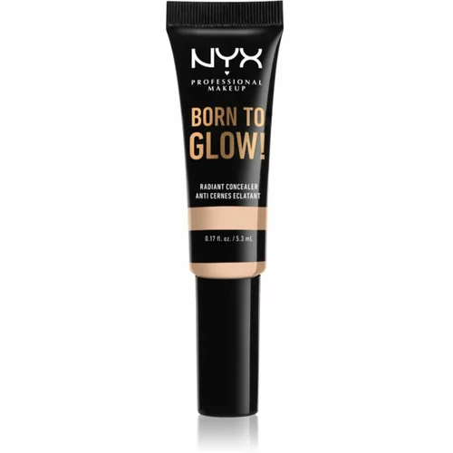 NYX Professional Makeup Born To Glow posvjetljujući korektor nijansa Light Ivory 5.3 ml