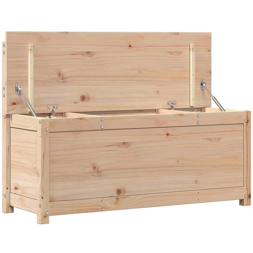 VidaXL Klupa 110 x 41 x 76 5 cm od masivne borovine Slike