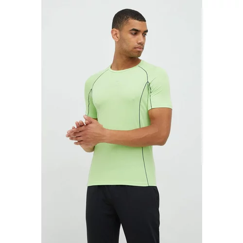 4f Majica kratkih rukava za trčanje boja: zelena, s tiskom