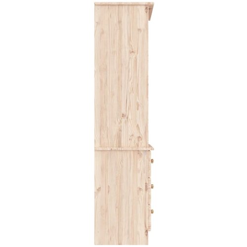  Regal za knjige s ladicama ALTA 60x35x142 cm masivna borovina Slike