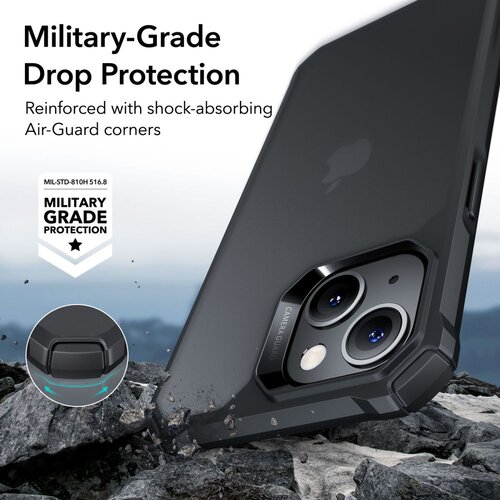 ESR AIR ARMOR MASKA ZA IPHONE 14 PLUS/ 15 PLUS FROSTED BLACK Slike