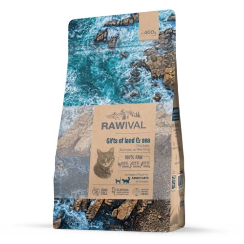 Craftia Rawival Gifts Of Land & Sea Adult Cat - 400 g Cene