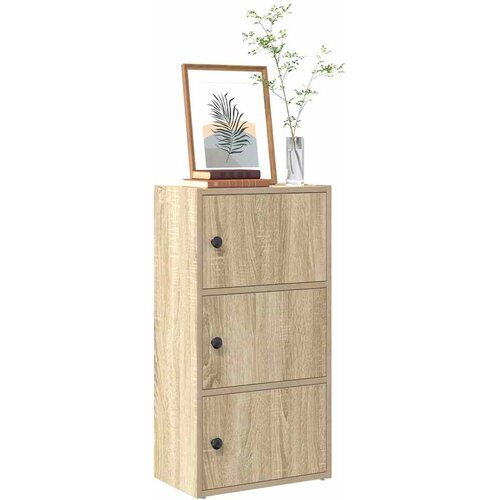  Regal za knjige boja hrasta 40x24x77 cm od konstruiranog drva Cijene