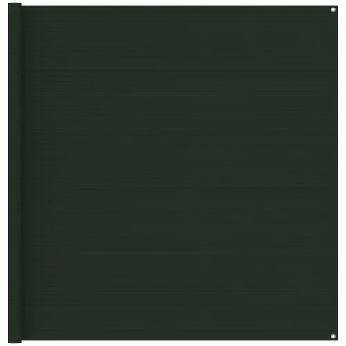 vidaXL Preproga za šotor 200x400 cm temno zelena, (20816773)