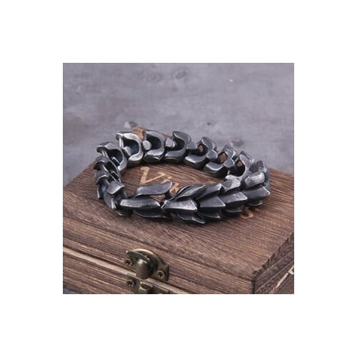 Smania mu&amp;scaron;ka narukvica Fenrir - Crna (24 cm) Slike