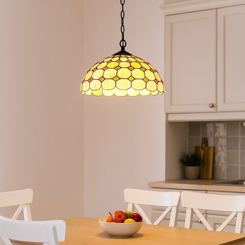  Brilagi - Tiffany vitražni luster na lancu DORAN 2xE27/60W/230V Slike