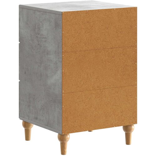  Noćni ormar Betonska siva 43x 41 x 66,5 cm Konstruirano drvo Slike