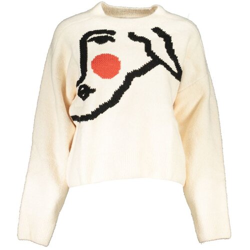 Desigual Pulover &amp;#039;TRAZO&amp;#039; crvena / crna / bijela Slike