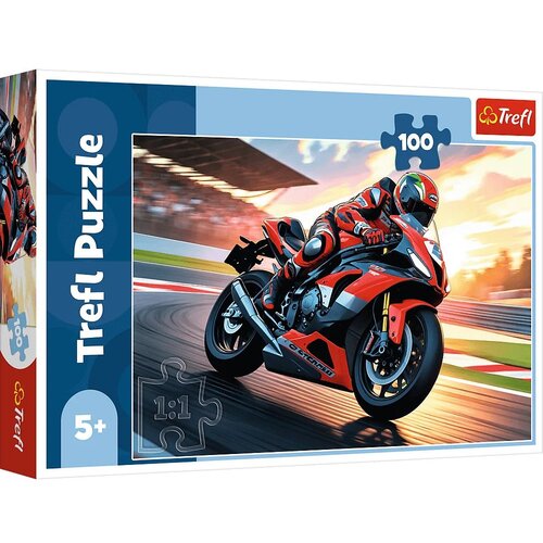 Trefl Dirkalni motor na stezi 100-delni puzzle - Cene