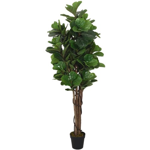  Umjetno stablo lirastog fikusa 232 listova 180 cm zeleno Slike