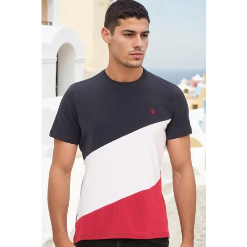 Dewberry T8590 MEN'S T-SHIRT-DARK NAVY BLUE Dewberry T8590 MEN'S T-SHIRT-DARK NAVY BLUE