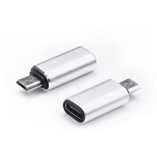  USB Type-C na Micro USB - srebrni Slike