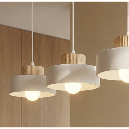  visilica na sajli kivi 3xE27/15W/230V beo Slike