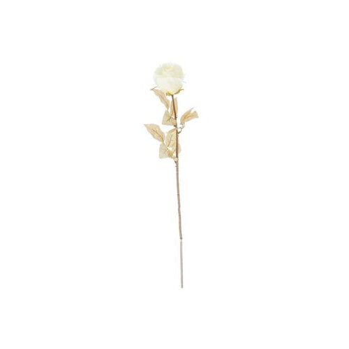 Ruža 69CM ZLATNO BIJELA PVC 77221 Slike