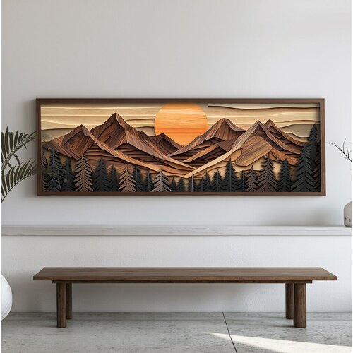 Wallity slika EMR029, 40 x 120 x 3 cm Slike