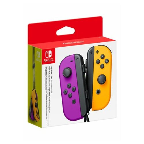 Nintendo SWITCH Joy-Con par (Neon Purple and Neon Orange) gamepad Cene