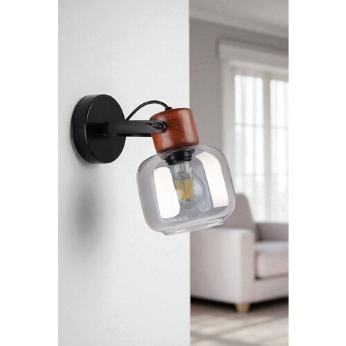 Opviq zidna lampa 9067-1A, crna Cene