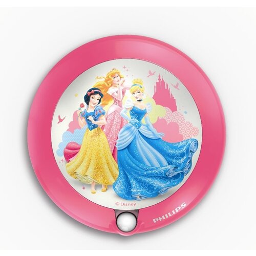 Philips disney princess zidna lampa noćno svetlo sa senzorom, roze Slike