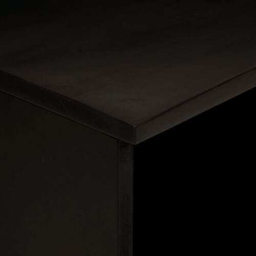 ormar Crna i zlatna 70 x 33 x 46 cm Konstruirano drvo Slike