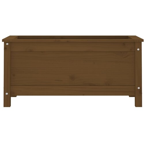  Vrtna sadilica boja meda 82,5 x 40 x 39 cm od masivne borovine Slike