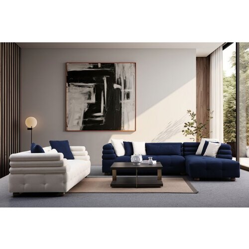 Atelier Del Sofa boston right - night blue night blue corner sofa Slike