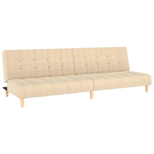 Maison Chic kavč - Sofa - Kanape dvosed z ležiščem krem blago, (21726820) Cene