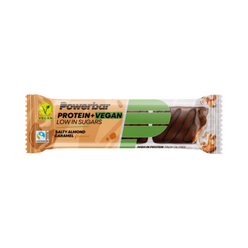 PowerBar Protein+ veganske pločice - Salty Almond Caramel Slike