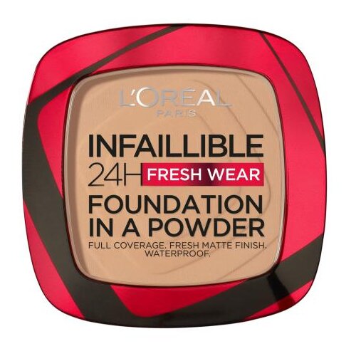 L´Oréal Paris puder v prahu - INFAILLIBLE 24H Fresh Wear - 140 Golden Beige Cene