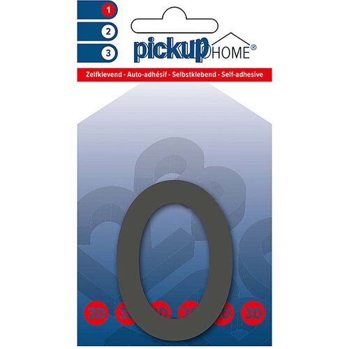 Rio Številka Pickup 3D Home Rio (Motiv: 0, višina: 6 cm, sive barve) Cene