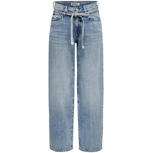 Only Jeans flare ONLGIANNA MW STRAIGHT DOT450 DNM NOOS 15347093 Modra Slike