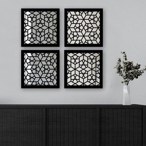 Wallity set ogledala SYH1578009718, crni Cene