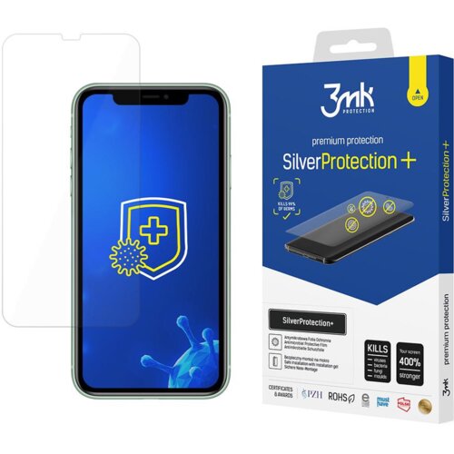 3mk APPLE IPHONE XR/11 - SILVERPROTECTION+, (22004726) Slike
