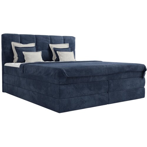 Esposa BOXSPRING POSTELJA 180 cm x 200 cm , tekstil modra Slike