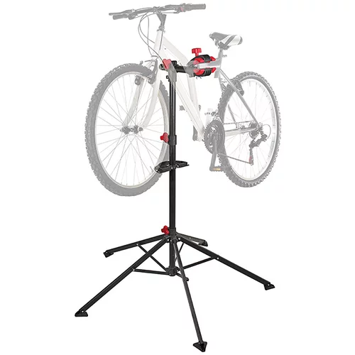 Stalak za popravak bicikla (Prikladno za: Okvir bicikla s Ø 25 – 40 mm, Podešavanje po visini: 108 cm - 190 cm, 30 kg)