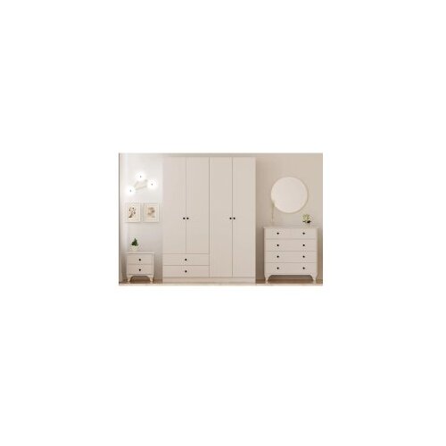 Hanah home set namještaja za spavaću sobu RB-068, bijela Cene