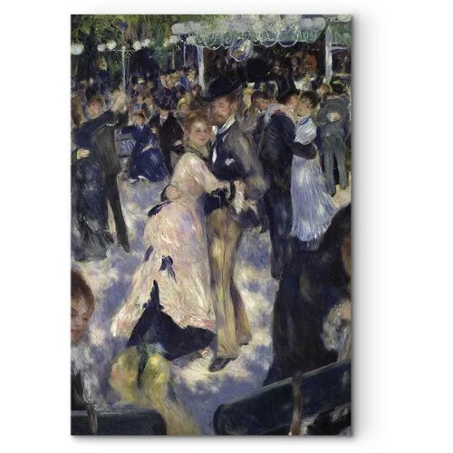  Slika - Pierre-Auguste Renoir &amp;ndash; Le Moulin de la Galette detail of the dancers 20x30 Na talijanskom platnu Slike