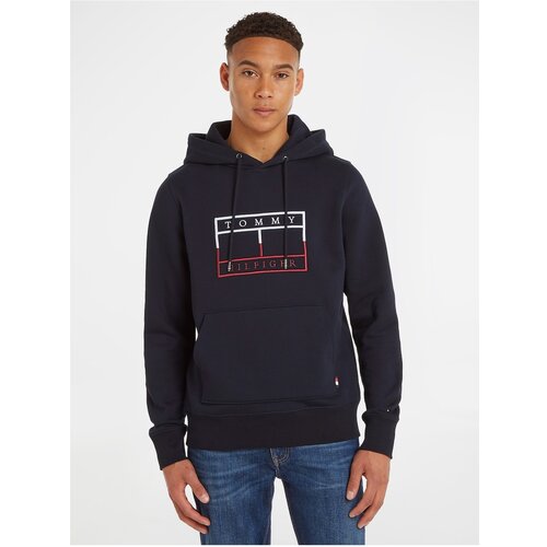 Tommy Hilfiger Dark Blue Men's Hoodie - Mens | ePonuda.com