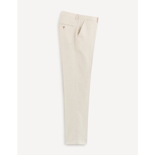 Celio Linen Suit Pants Bohot2 - Men Slike