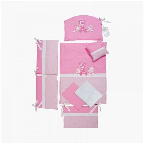 Deksi 1446 roza posteljina 3DR. Slike