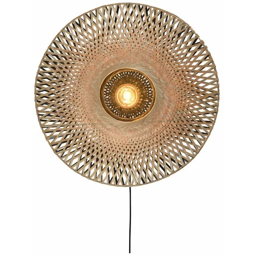 Good&Mojo zidna svjetiljka od bambusa Kalimantan, ⌀ 87 cm